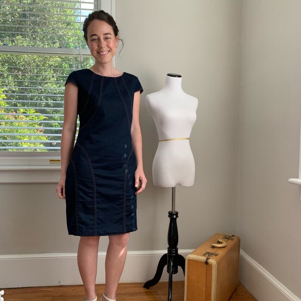 Ellen Tracy Denim Dress, Size 4